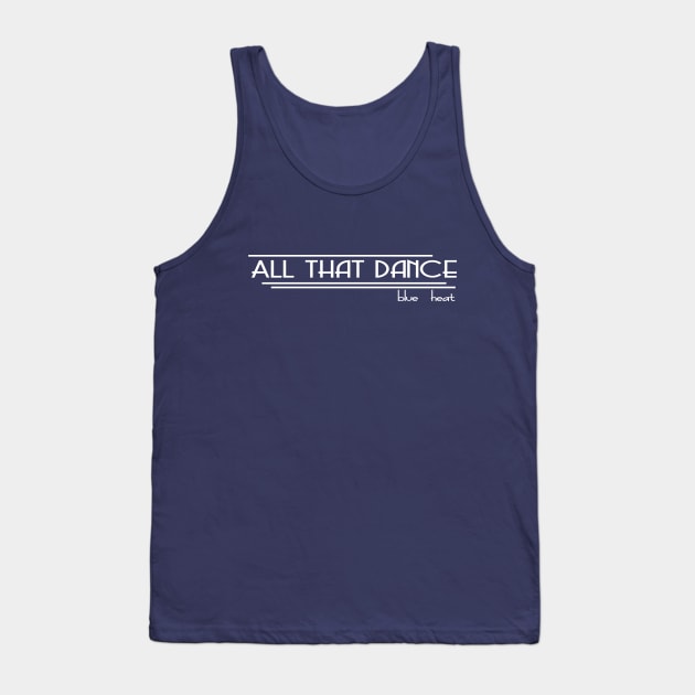 ATD Blue Heat lines (white) Tank Top by allthatdance